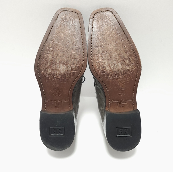 Men\'s Gray Leather Dress Shoes
